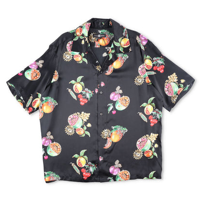 EDWARD CRUTCHLEY Mens Shirt Silk Collared Short Sleeve Buttoned Size XL RRP 300