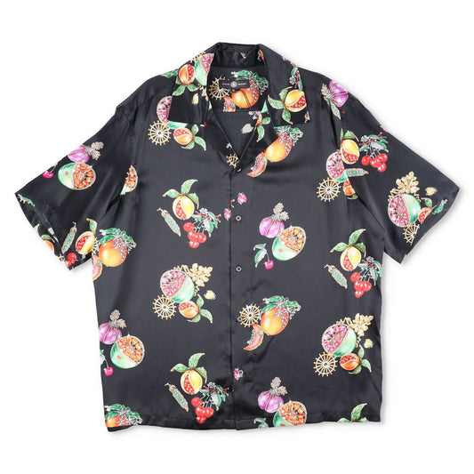 EDWARD CRUTCHLEY Mens Shirt Silk Collared Short Sleeve Buttoned Size XL RRP 300