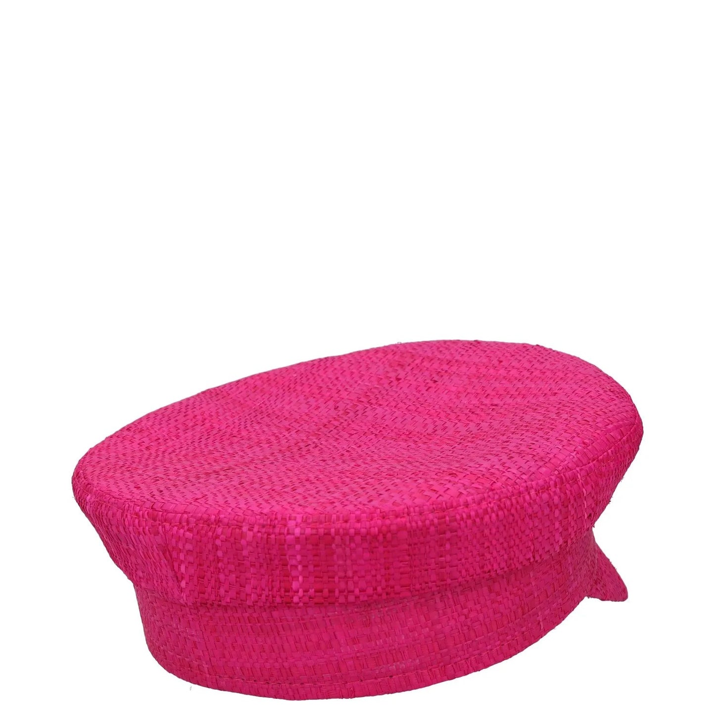 RUSLAN BAGINSKIY Womens Straw Baker Boy Hat Pink Embroidered Size M RRP 285 — View 5
