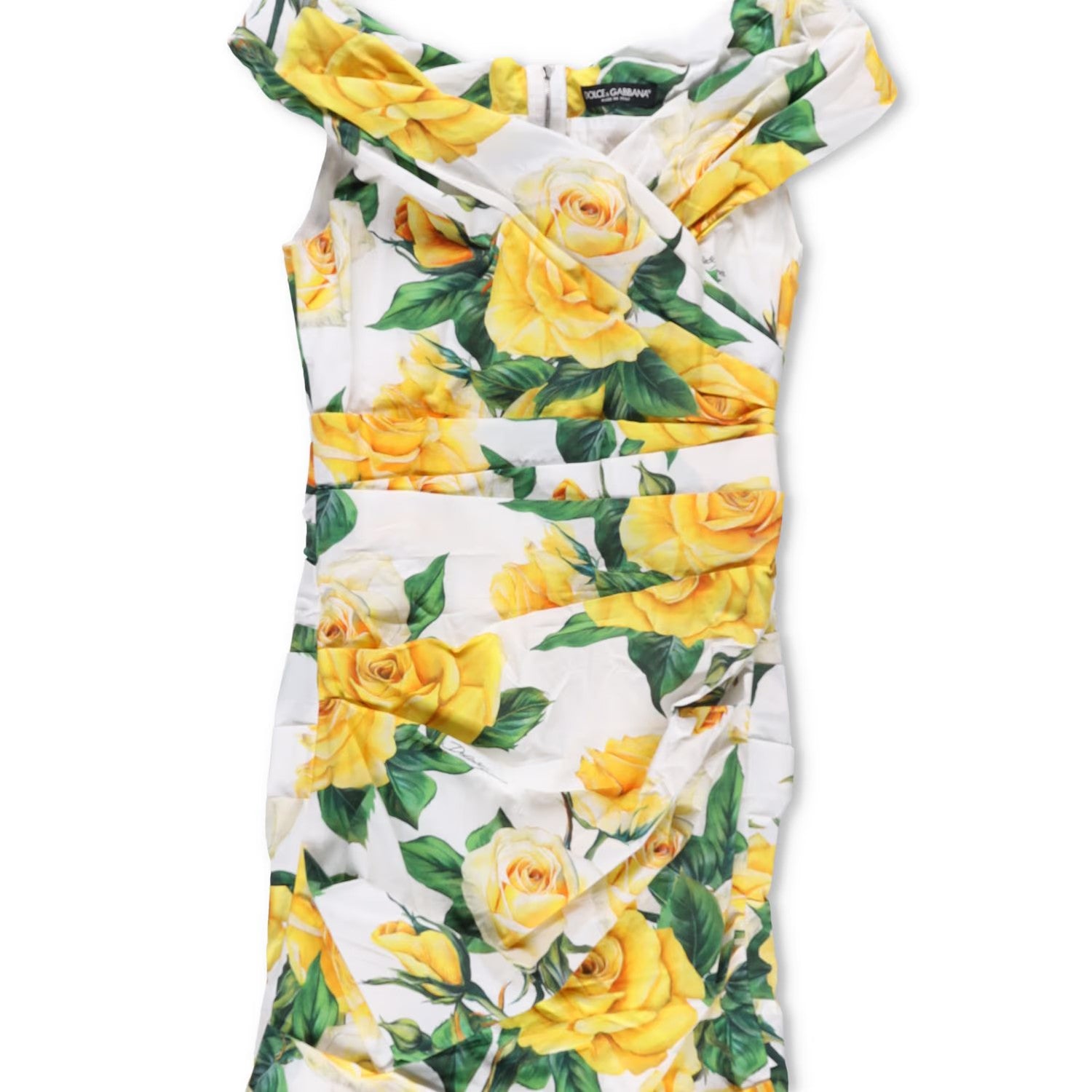 DOLCE & GABBANA Pop Str St.Rose Gialle Gr.185 Multicolour Mini Dress 40 RRP 1600 — View 3