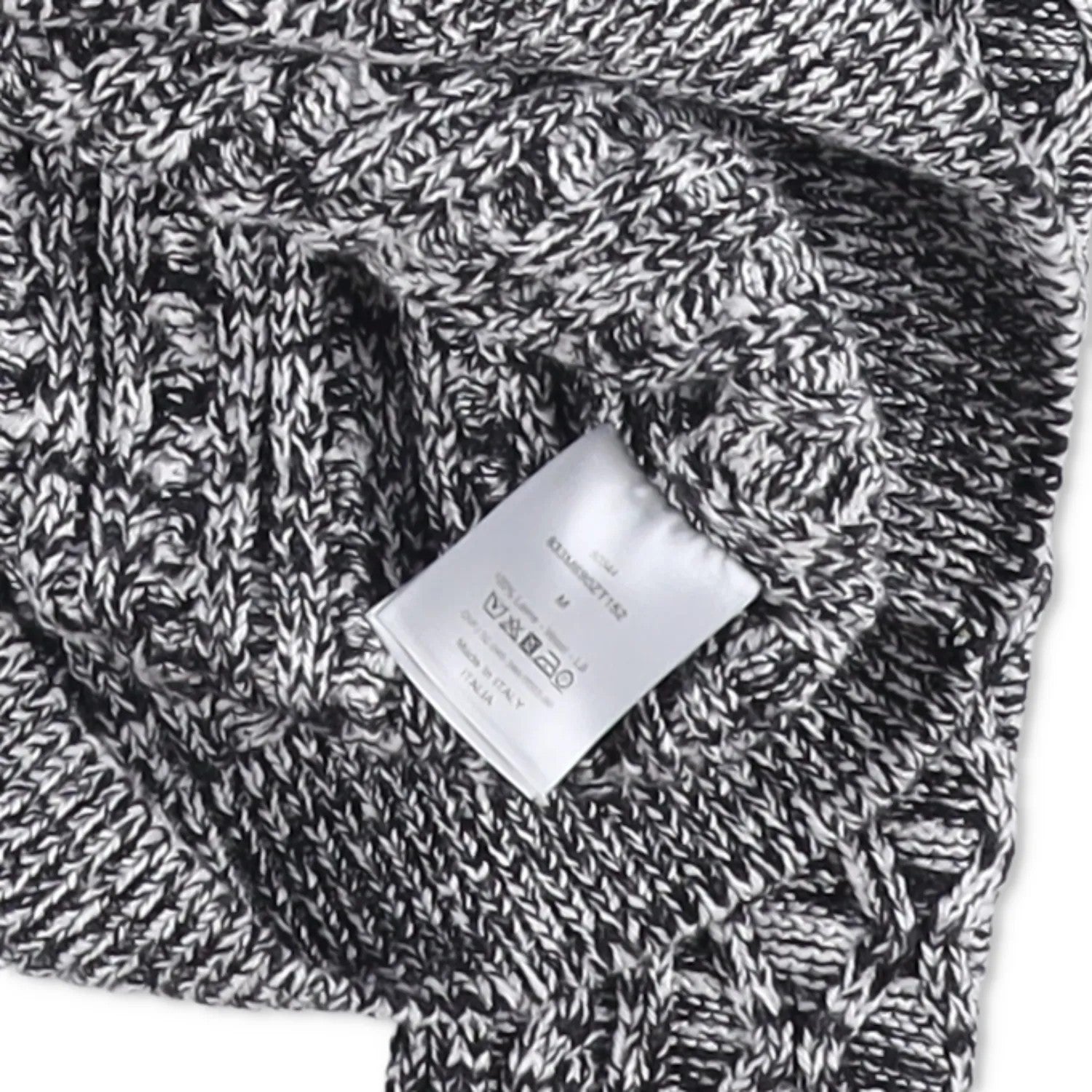 DIOR Womens Jumper Grey Wool Cable Knit Crew Neck Pullover Size M RRP 1500 — View 6