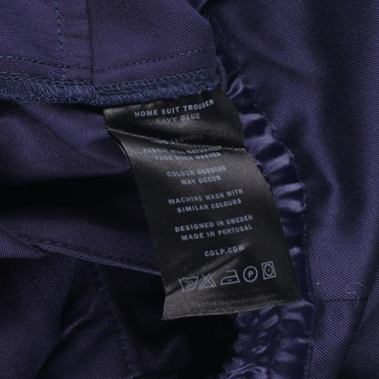 CDLP Mens Joggers Blue Lyocell Satin Straight Leg Slash Pocket Size 48 RRP 170 — View 6