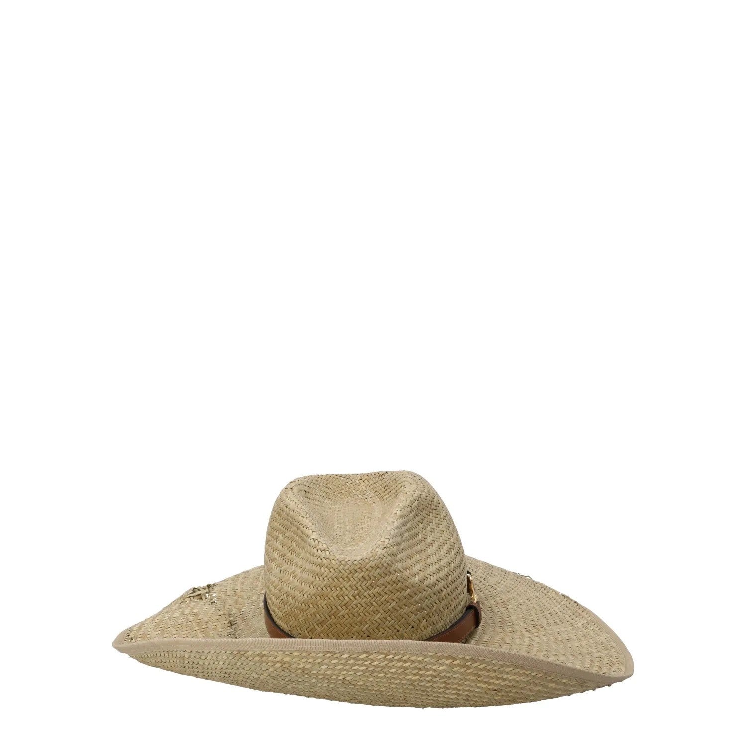 GUCCI Womens Straw Mora Hat Neutrals Fedoras Cotton Blend Size M RRP 435 — View 5