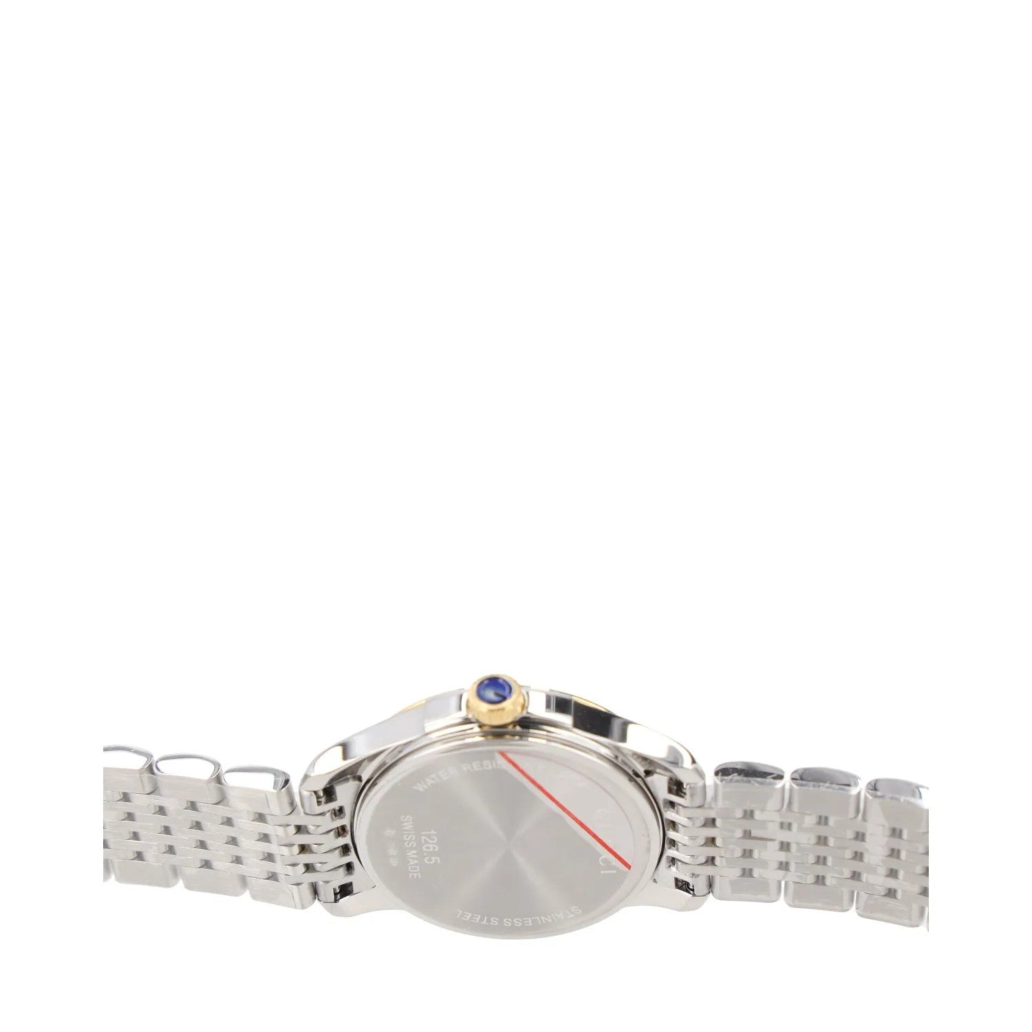GUCCI Womens Wristwatch Silver Gold Stainless Steel Water Resistant OS RRP 1200 — View 6