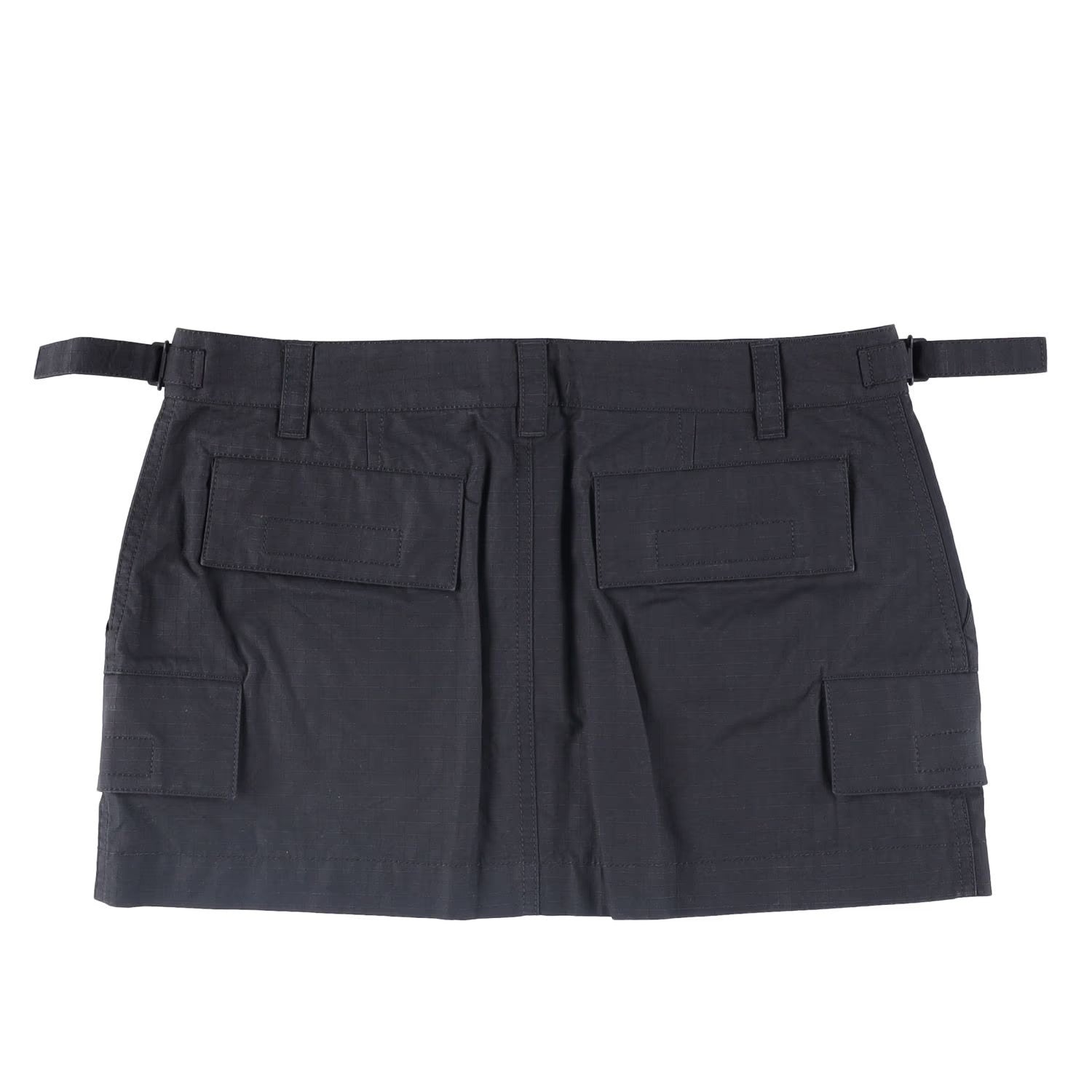 WARDROBE NYC Womens Cargo Mini Skirt Black  Cotton Twill Short Buttoned M RRP575 — View 9