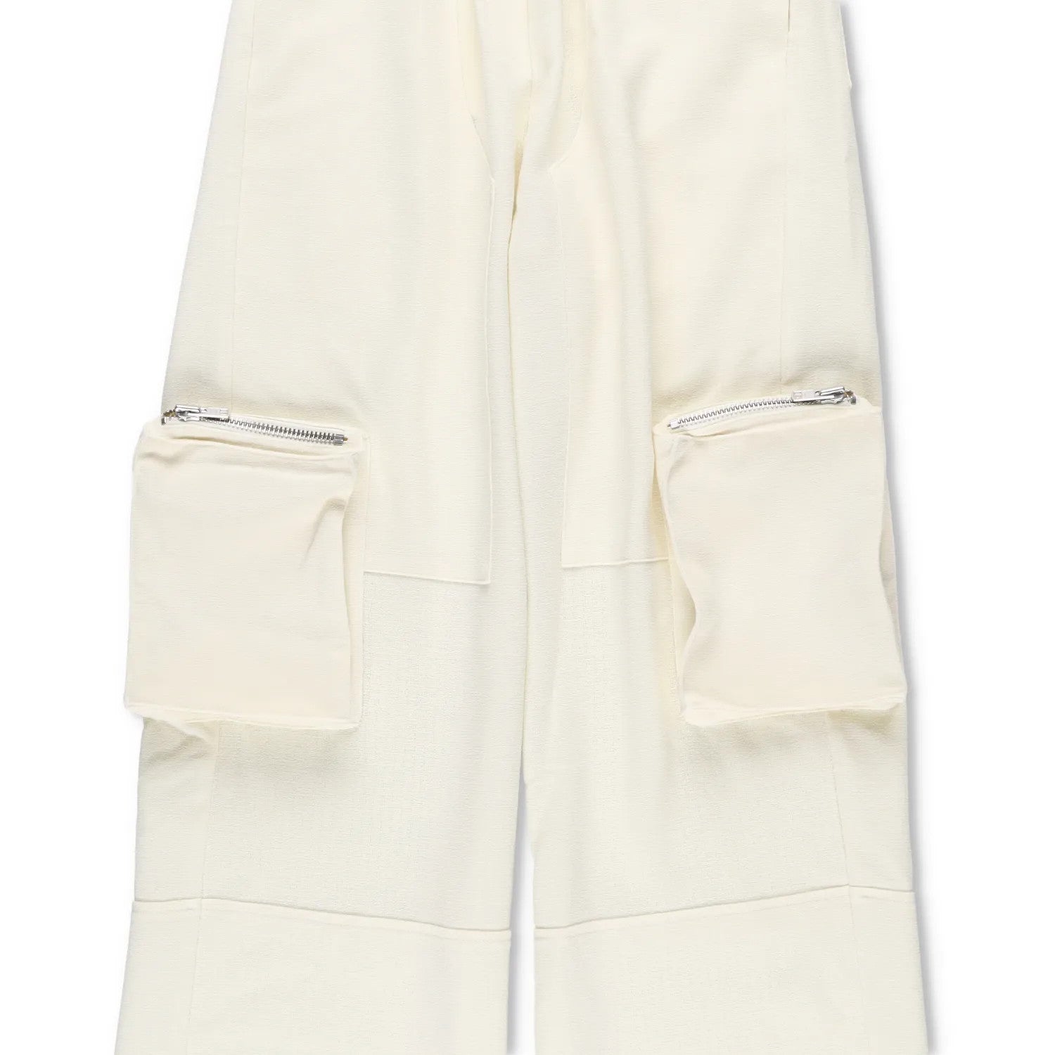 PARIS GEORGIA Womens Trousers Ivory White Wide Leg Side Pockets Size S RRP 250 — View 3