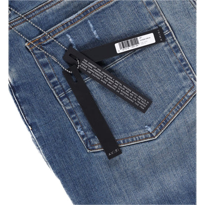 AMIRI Mens Mx1 Skinny Jeans Blue Denim Mid Rise Button Closure Size 36 RRP 1115 — View 12