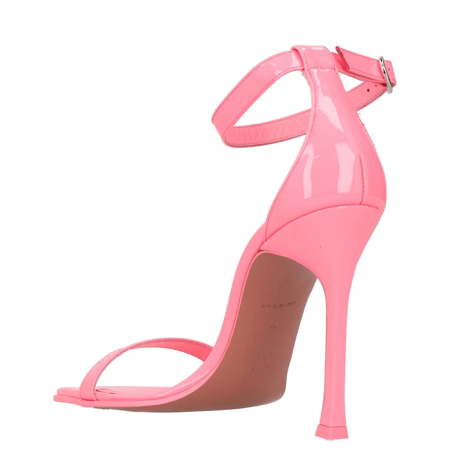AMINA MUADDI Womens Strappy Heels Pink Leather Stiletto Open Toe UK 7 RRP 600 — View 5