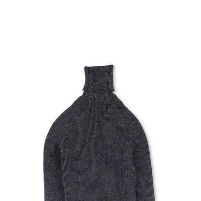 CARCEL Womens Turtle Neck Jumper Baby Alpaca Wool Pullover Grey Size 3 RRP 300 — View 2