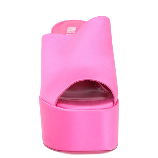 PARIS TEXAS Womens Heels Pink Synthetic Open Toe Platform Heel UK 7 RRP 300 — View 2