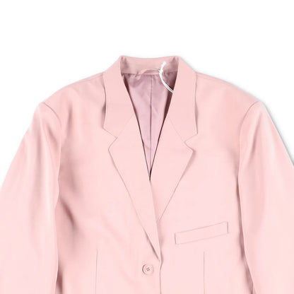 FRANKIE SHOP Mens Pink Blazer Button Closure Pockets Size XS - S RRP 200 — View 2