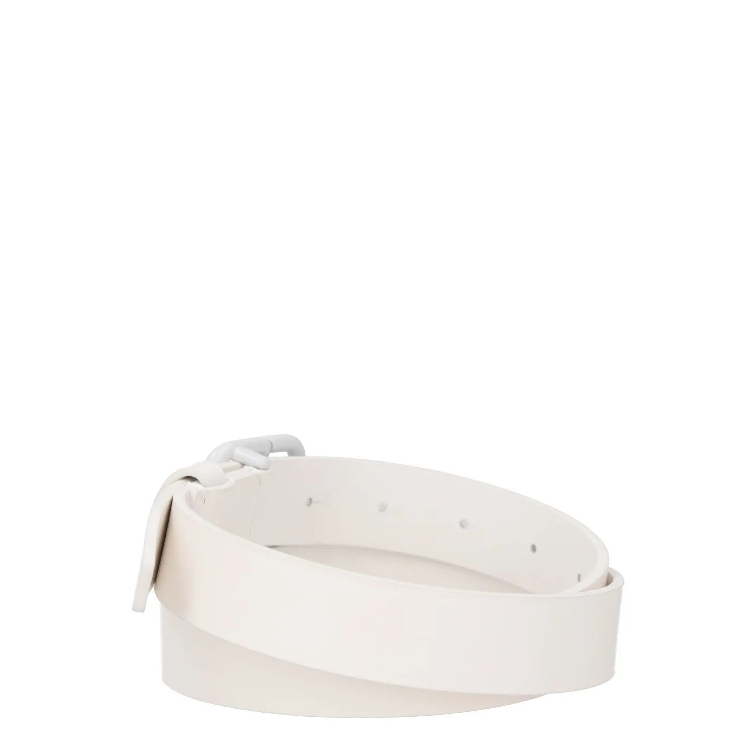 BALENCIAGA Womens Belt White Leather White Buckle Regular Width Size 70 RRP 360 — View 3