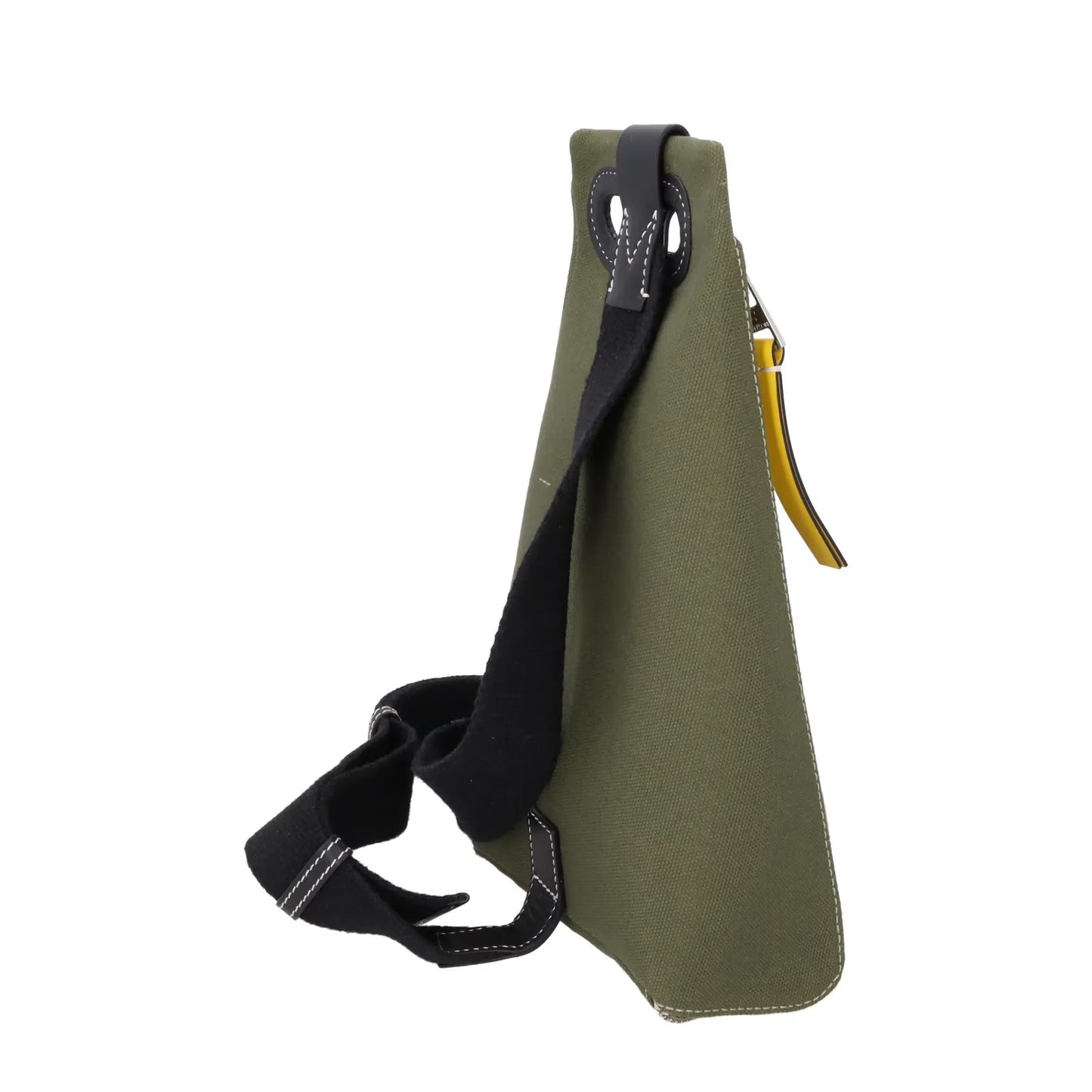 J.W. ANDERSON Unisex Adults Anchor Bum Bag Green Yellow Black Size M RRP 340 — View 5