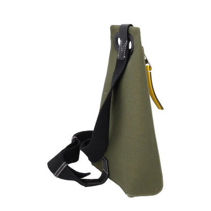 J.W. ANDERSON Unisex Adults Anchor Bum Bag Green Yellow Black Size M RRP 340 — View 5