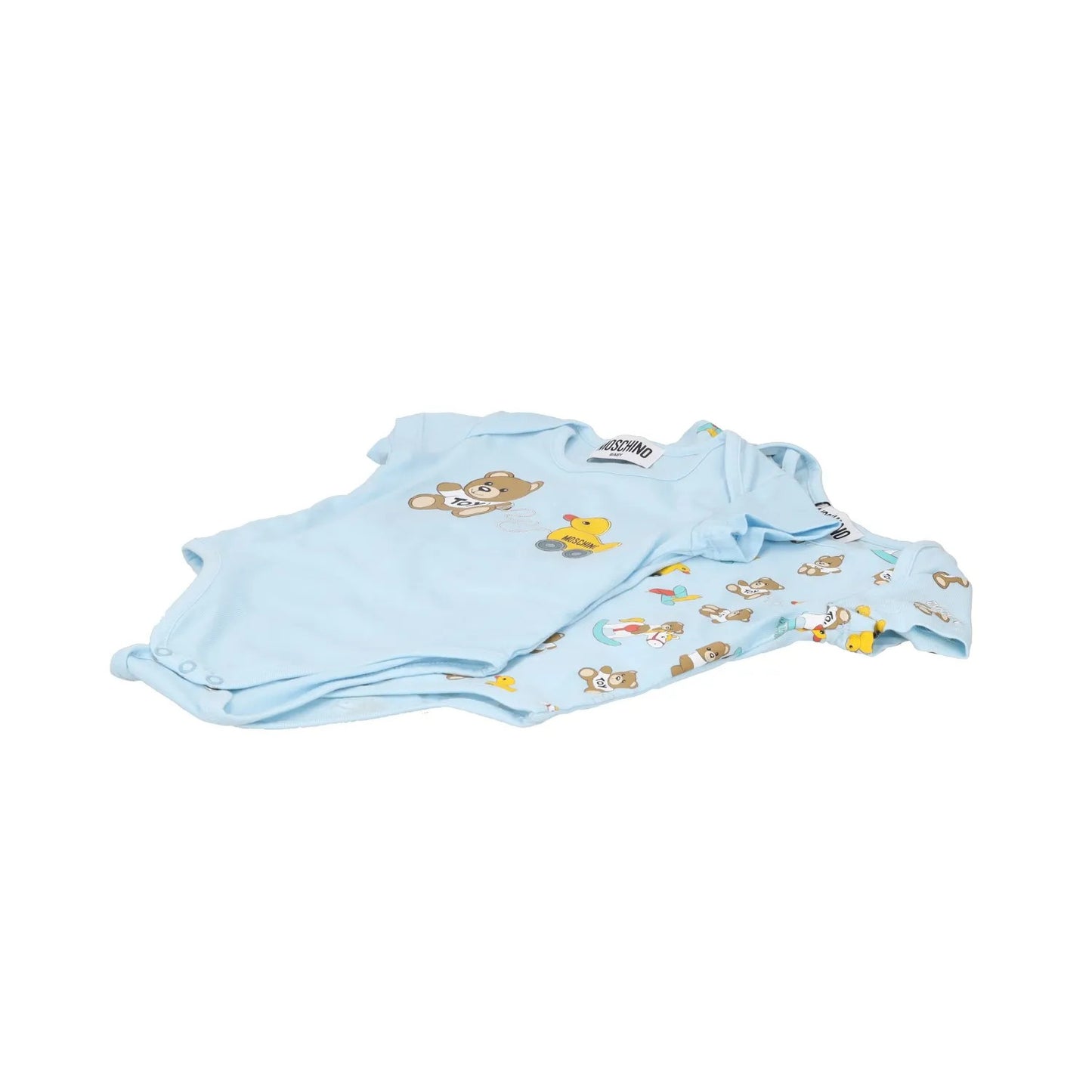 MOSCHINO Boys Toy Bodysuit Gift Set Blue Outfit Graphic Print 1-3 Months RRP 121 — View 6