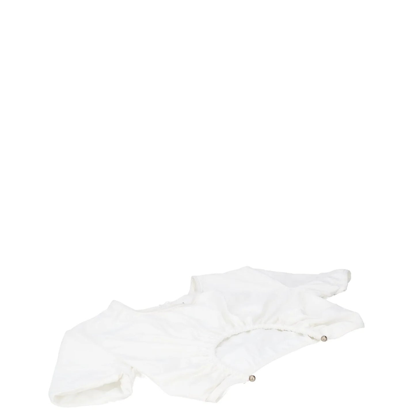 CHRISTOPHER ESBER Womens U Prong Bikini Top Short Sleeve Crew White UK 6 RRP 150 — View 2