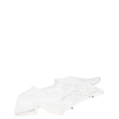 CHRISTOPHER ESBER Womens U Prong Bikini Top Short Sleeve Crew White UK 6 RRP 150 — View 2
