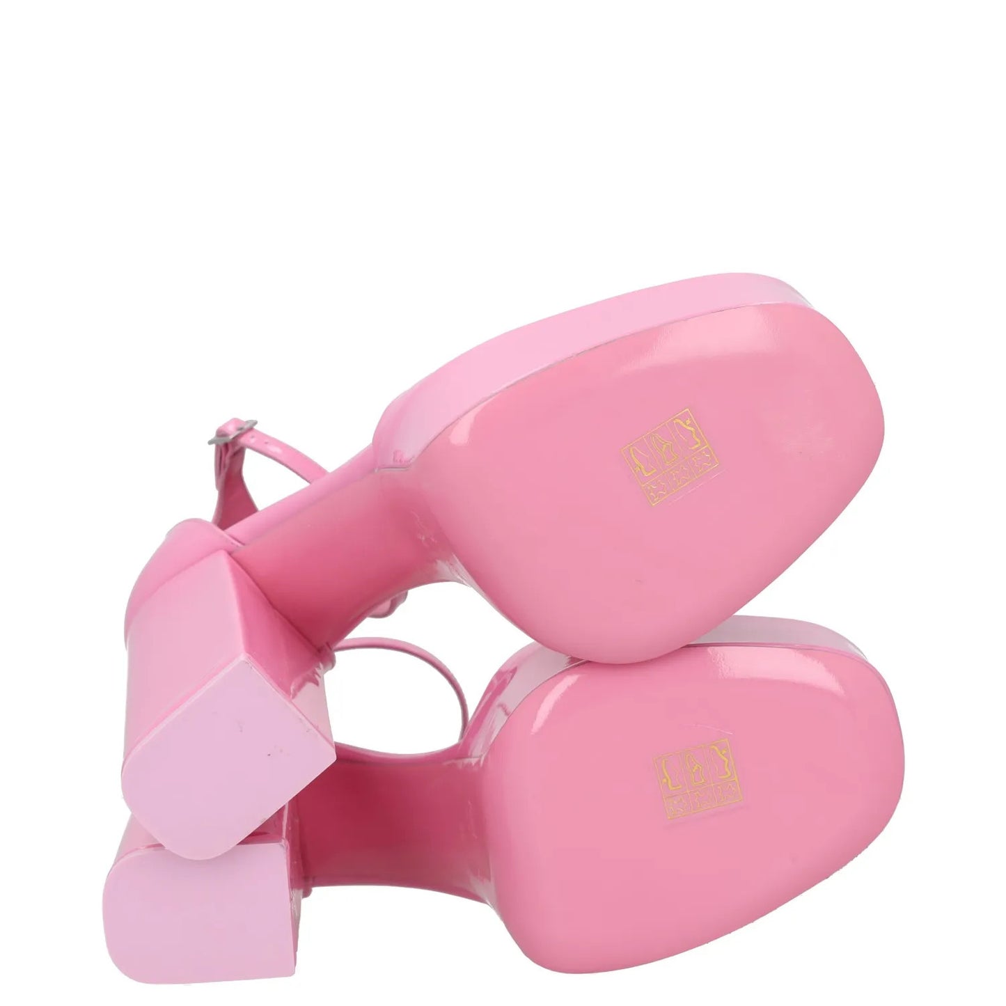 PARIS TEXAS Womens Heels Pink Leather Strappy Platform Heel Open Toe UK6 RRP 300 — View 8
