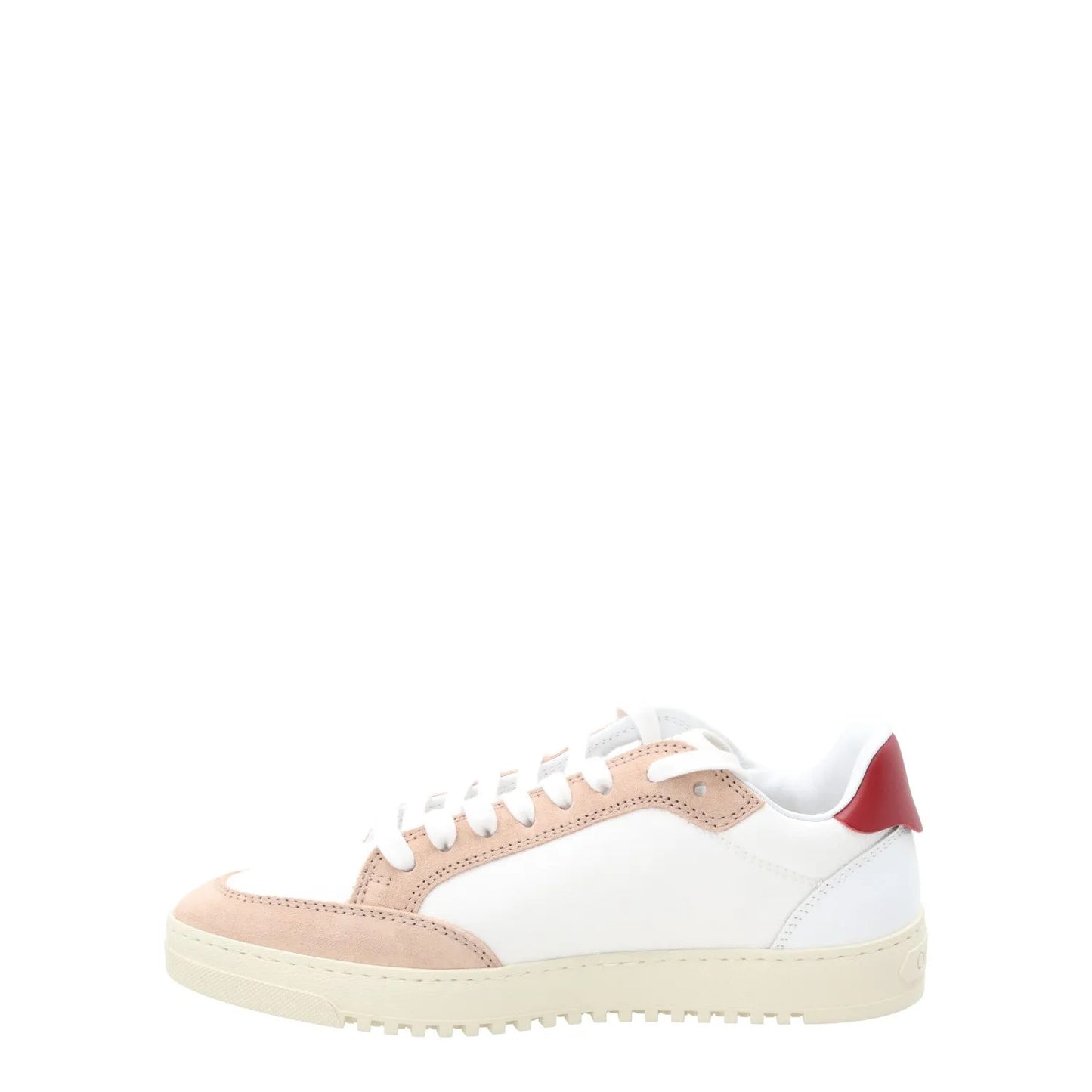OFF WHITE Womens 5.0 Sneakers Leather Low Tops White Red Lace Up EU 39 RRP 450 — View 5