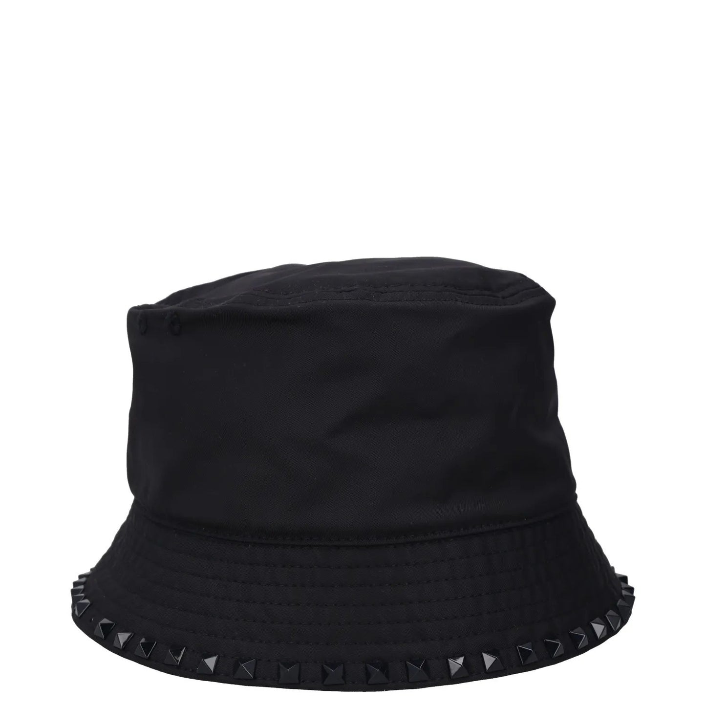 VALENTINO Mens Bucket Hat Black Rockstud Memory Techno Drill Size 58 RRP 540 — View 6
