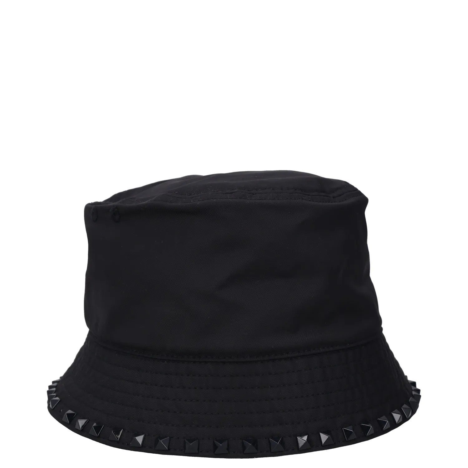 VALENTINO Mens Bucket Hat Black Rockstud Memory Techno Drill Size 58 RRP 540 — View 6