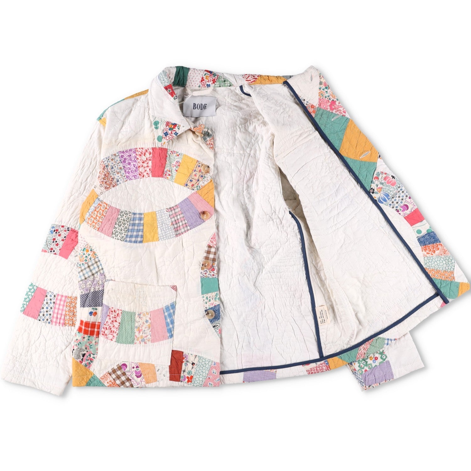 BODE 2019 Rare Patchwork Upcycled Multi Workwear Jacket Size M/L RRP1500 — View 11