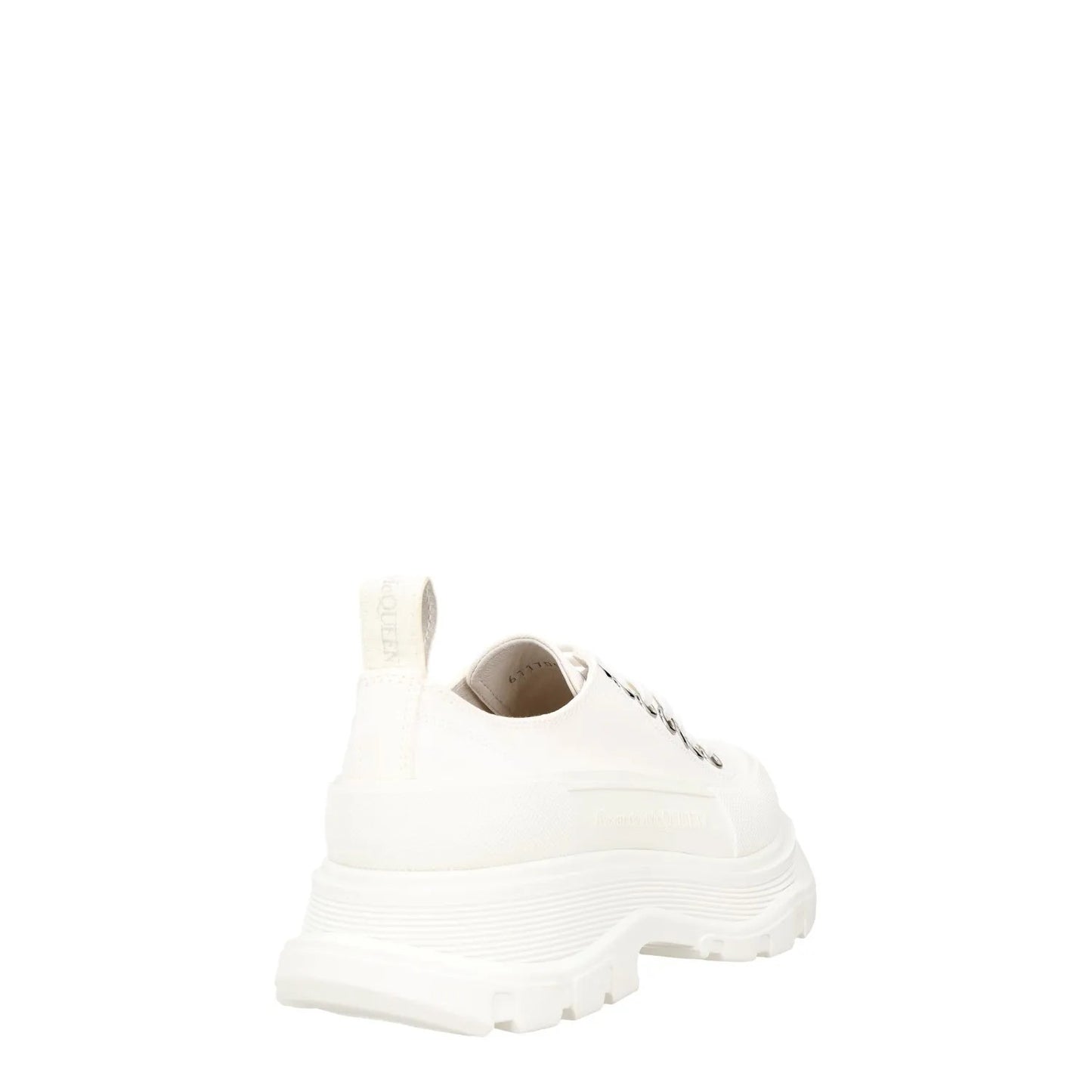 ALEXANDER MCQUEEN Womens Trainers White Low Top Lace Up Sneakers UK 5 RRP 385 — View 6