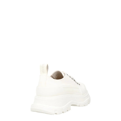 ALEXANDER MCQUEEN Womens Trainers White Low Top Lace Up Sneakers UK 5 RRP 385 — View 6
