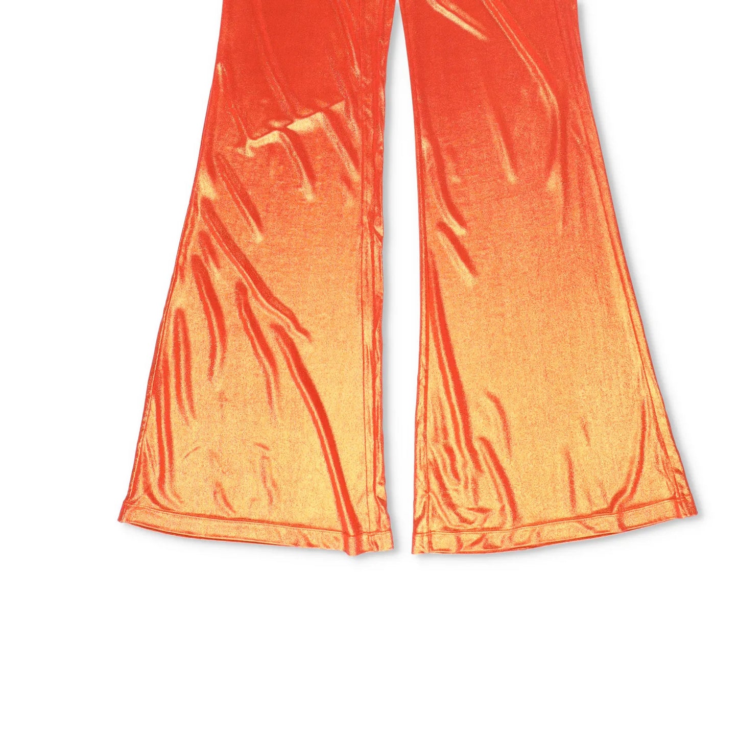 MACCAPANI Womens Lurex The Easy Pant Flared Trousers Orange Size S RRP 490 — View 4