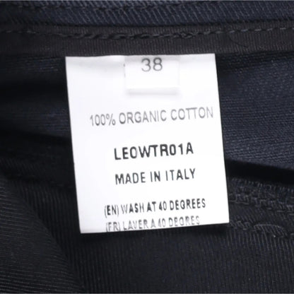 ZILVER Mens Trousers Regular Fit Blue Chino Organic Cotton Size 38 RRP 200 — View 10