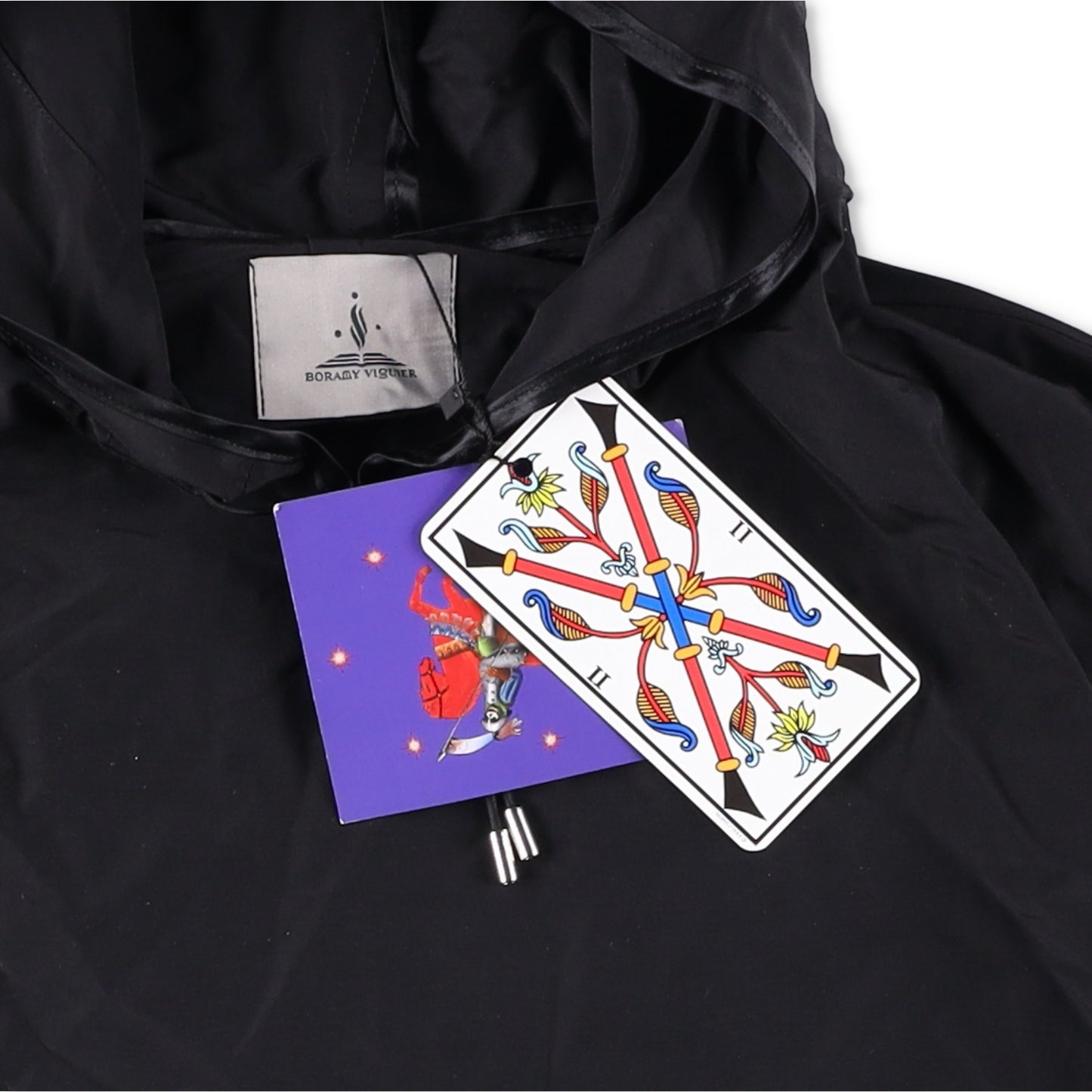 BORAMY VIGIEUR Mens Hooded Jacket Size Large Synthetic Blend RRP300 — View 7