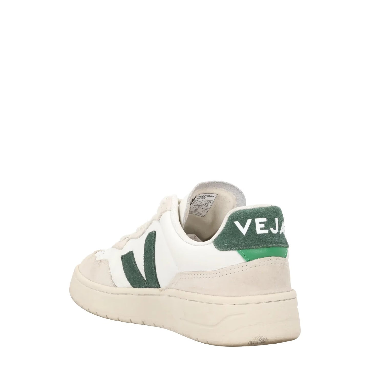 VEJA Womens V 90 Low Top Leather Sneaker White Trainer Lace Up UK 4 RRP 150 — View 5