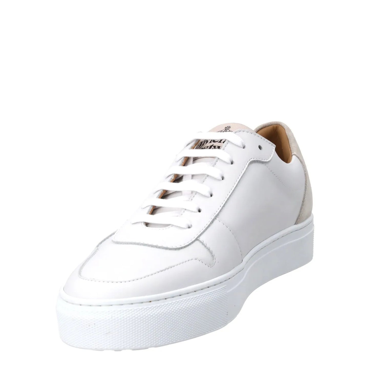 VIVIENNE WESTWOOD Womens Sneaker Leather White Comfort Low Top Laced UK 8 RRP365 — View 3