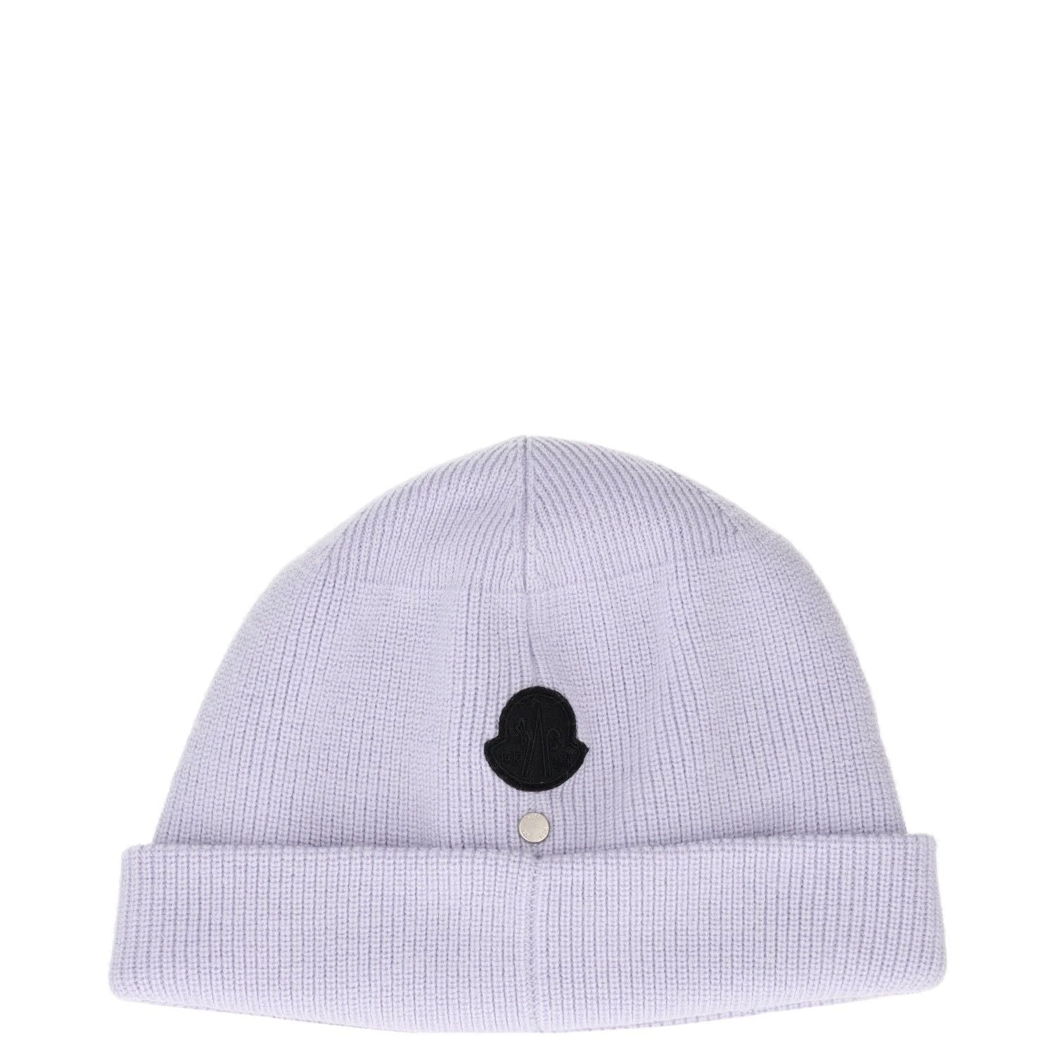 MONCLER GENIUS X Alyx Mens Hat Purple Beanie Purple Knit Logo One Size RRP 185