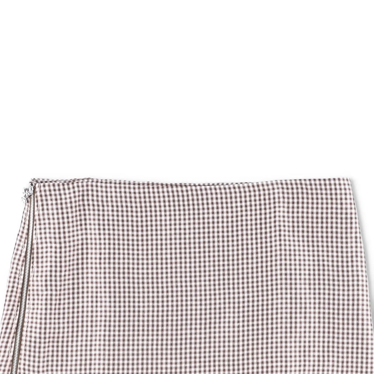 ACNE STUDIOS Womens Irella Short Skirt Checked Multicoloured Mid Waist 42 RRP245 — View 2