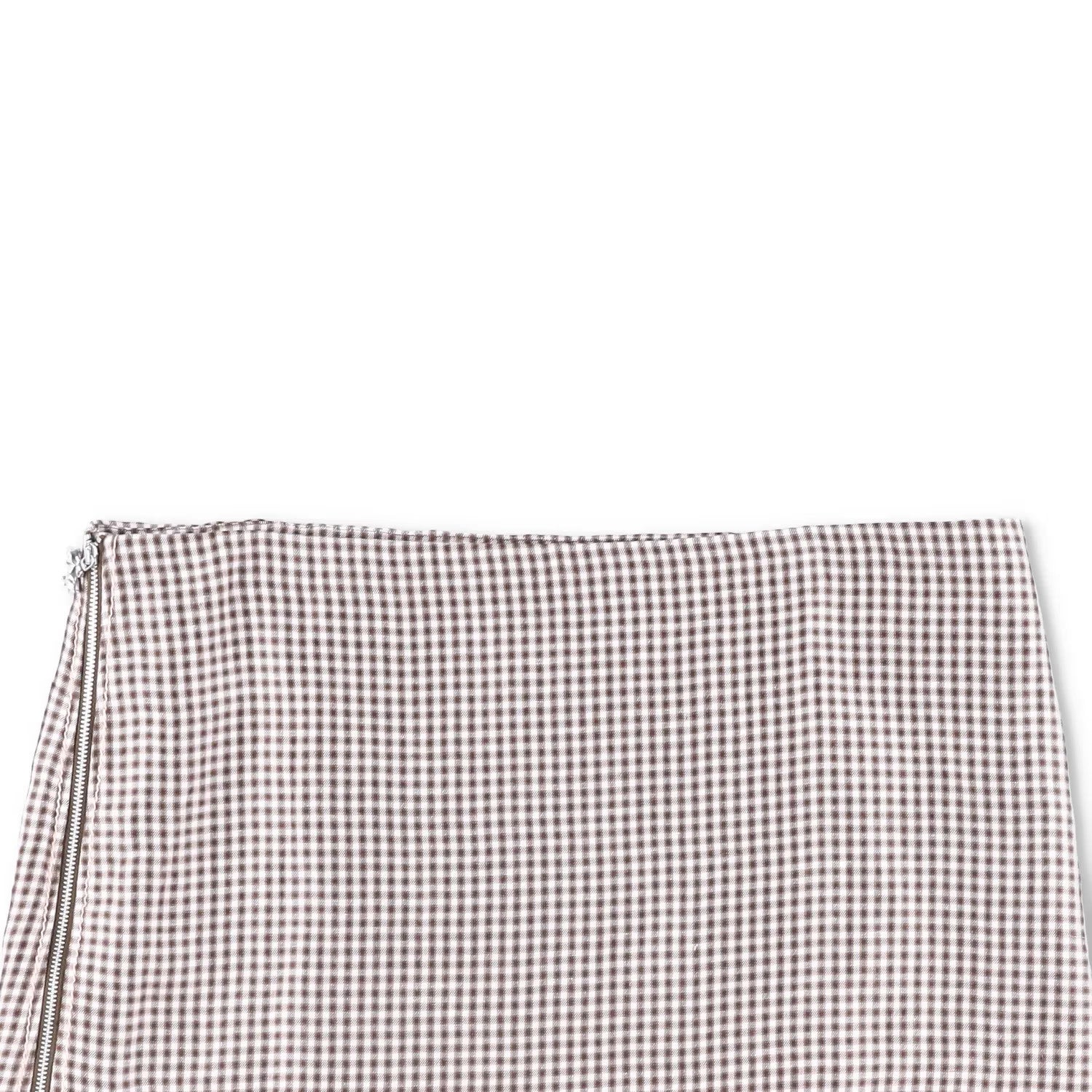 ACNE STUDIOS Womens Irella Short Skirt Checked Multicoloured Mid Waist 42 RRP245 — View 2