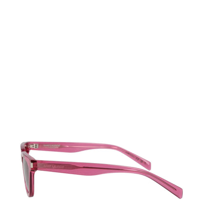 SAINT LAURENT Womens Square Sunglasses Pink Acrylic Tinted Lens One Size RRP 250 — View 3