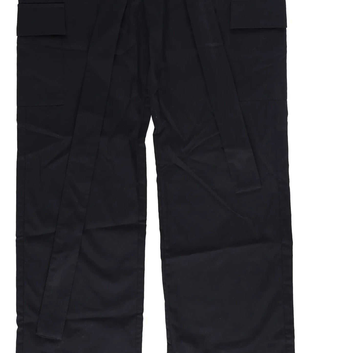 JADE CROPPER Womens Wrap Belt Cargo Trousers Black High Rise Wide Leg XS RRP 575 — View 5
