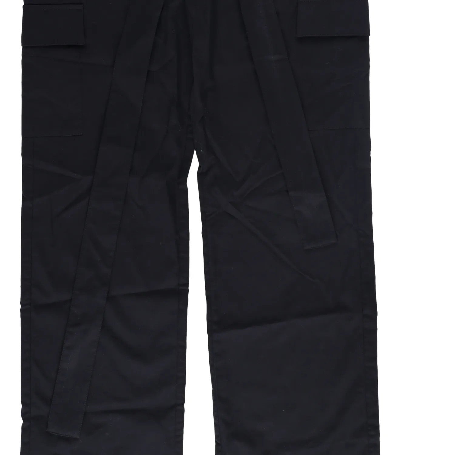 JADE CROPPER Womens Wrap Belt Cargo Trousers Black High Rise Wide Leg XS RRP 575 — View 5