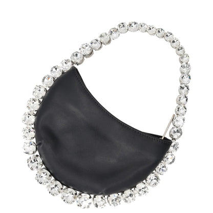L'Alingi Womens Top Handle Bag Black Leather Silver Handle Size S RRP 700 — View 3