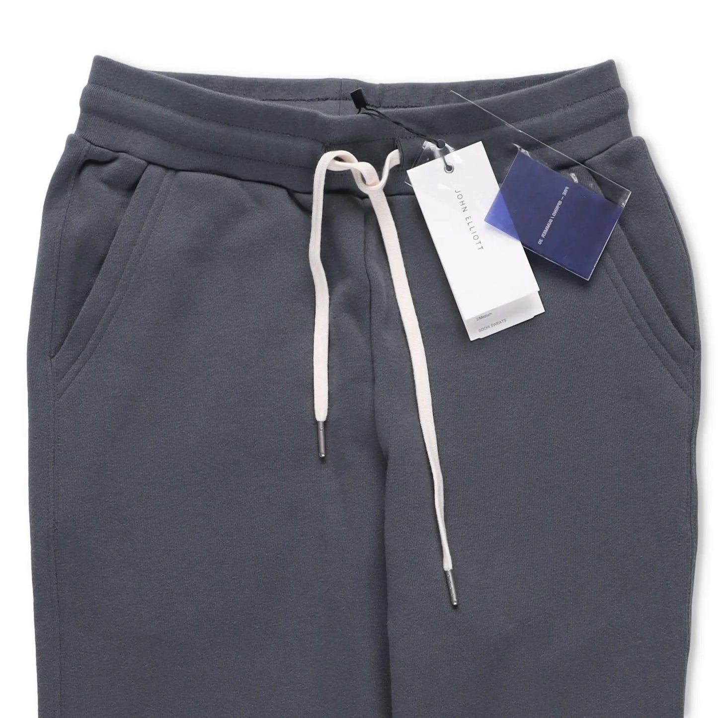 JOHN ELLIOT Mens Joggers Grey Regular Fit Drawstring Cotton Size M RRP 170 — View 6