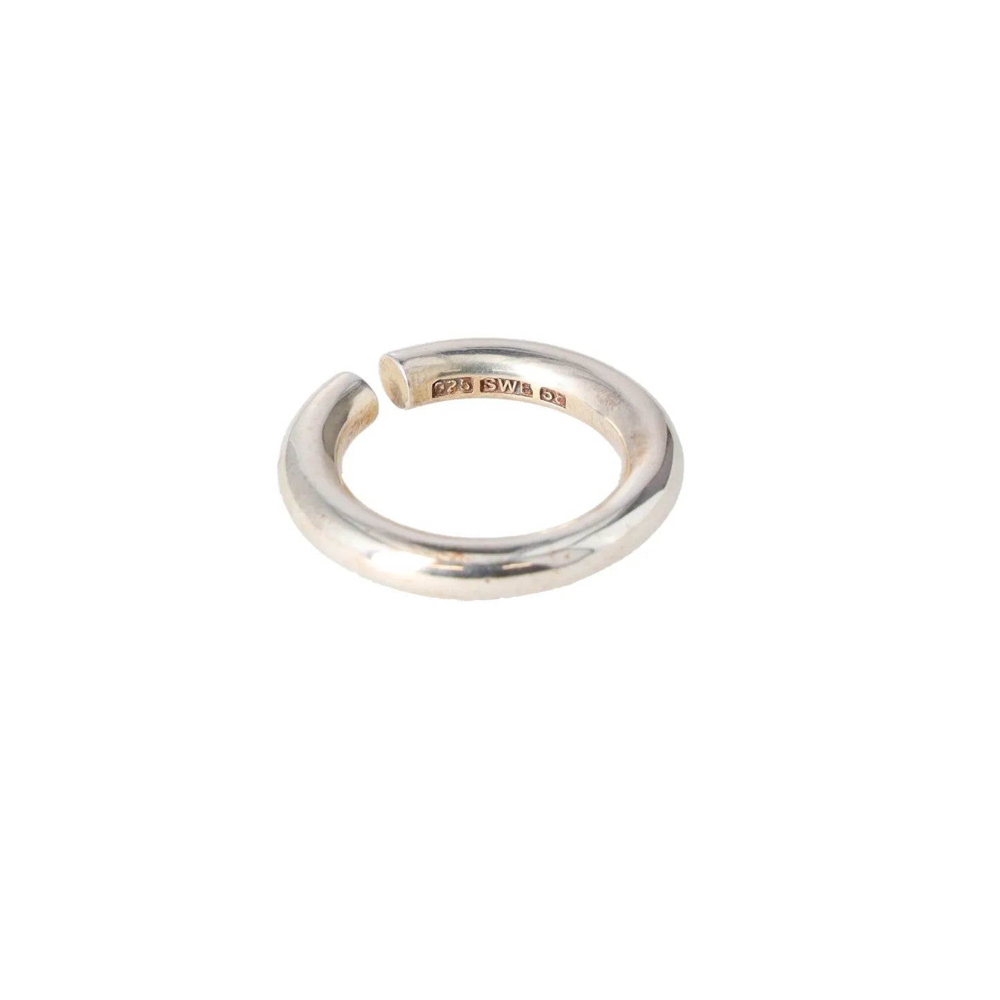 ALL BLUES Womens Ring Gold Sterling Silver Ring Gold Finish Size 58 RRP 150 — View 7