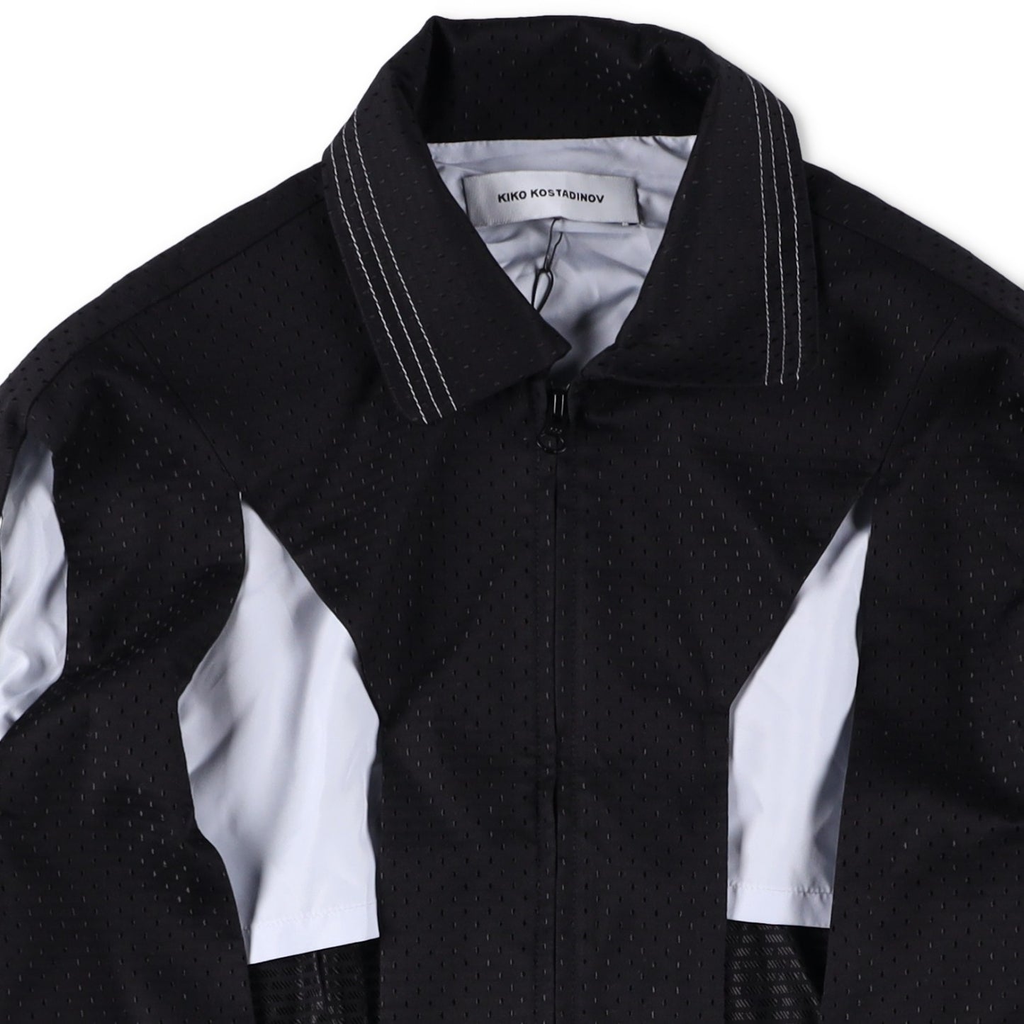KIKO KOSTADINOV Black Hydra Shell Jacket Mens Size 50 Cotton Viscose RRP900 — View 4