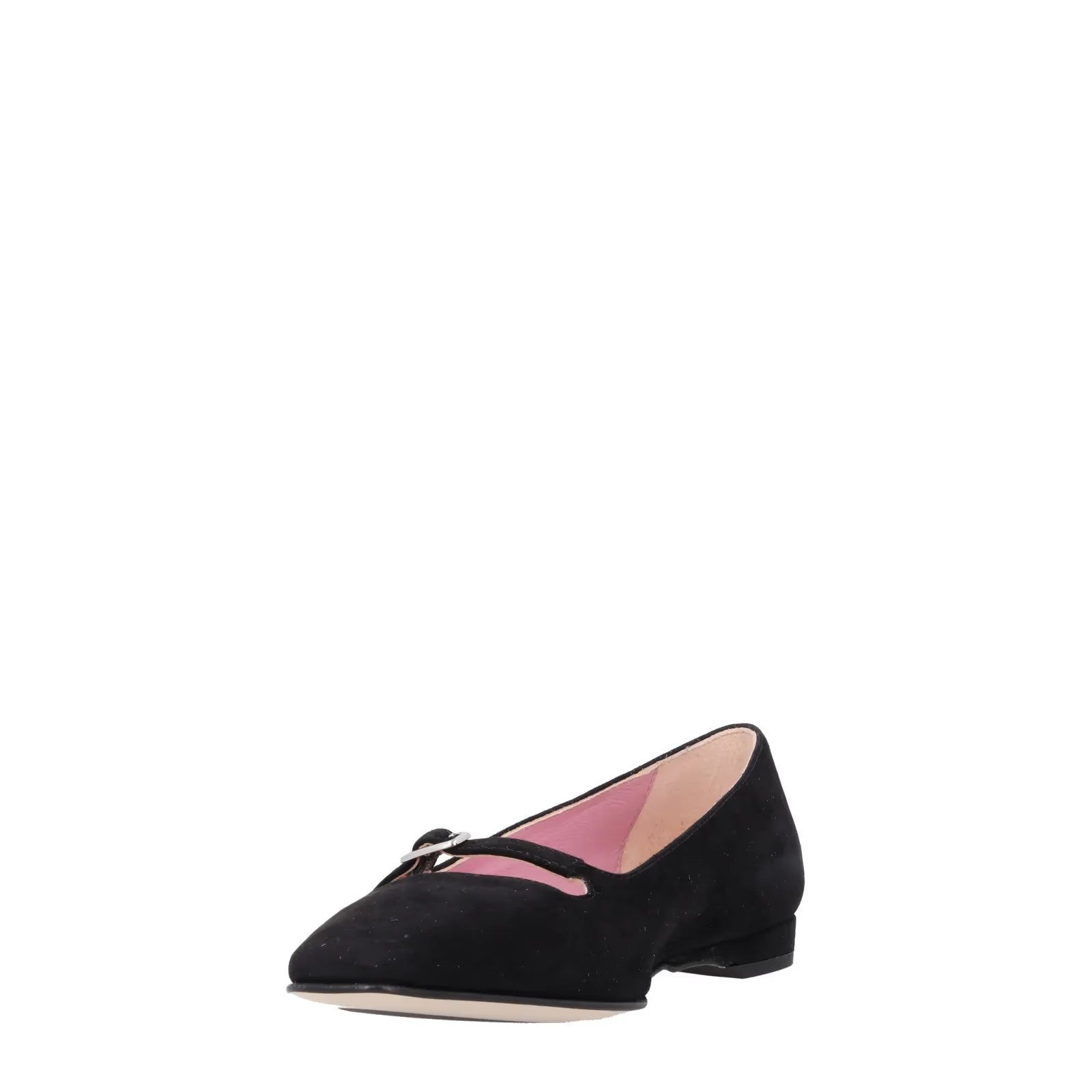 CAREL PARIS Womens Emilie 24 Ballet Flats Black Suede Leather Bow EU 36.5 RRP350 — View 3