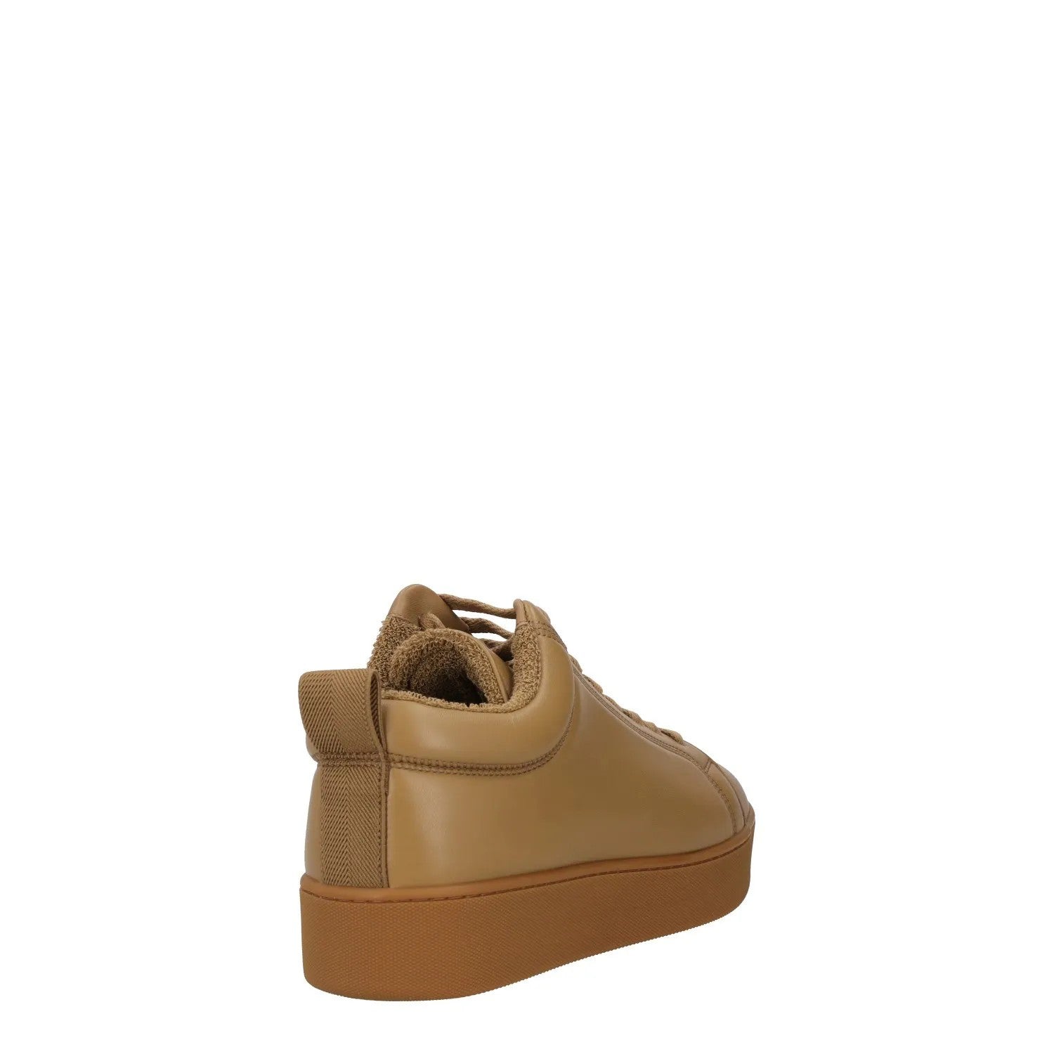 BOTTEGA VENETA Mens Sneakers Low Top Lace Up Brown Leather Casual UK 9 RRP 850 — View 6