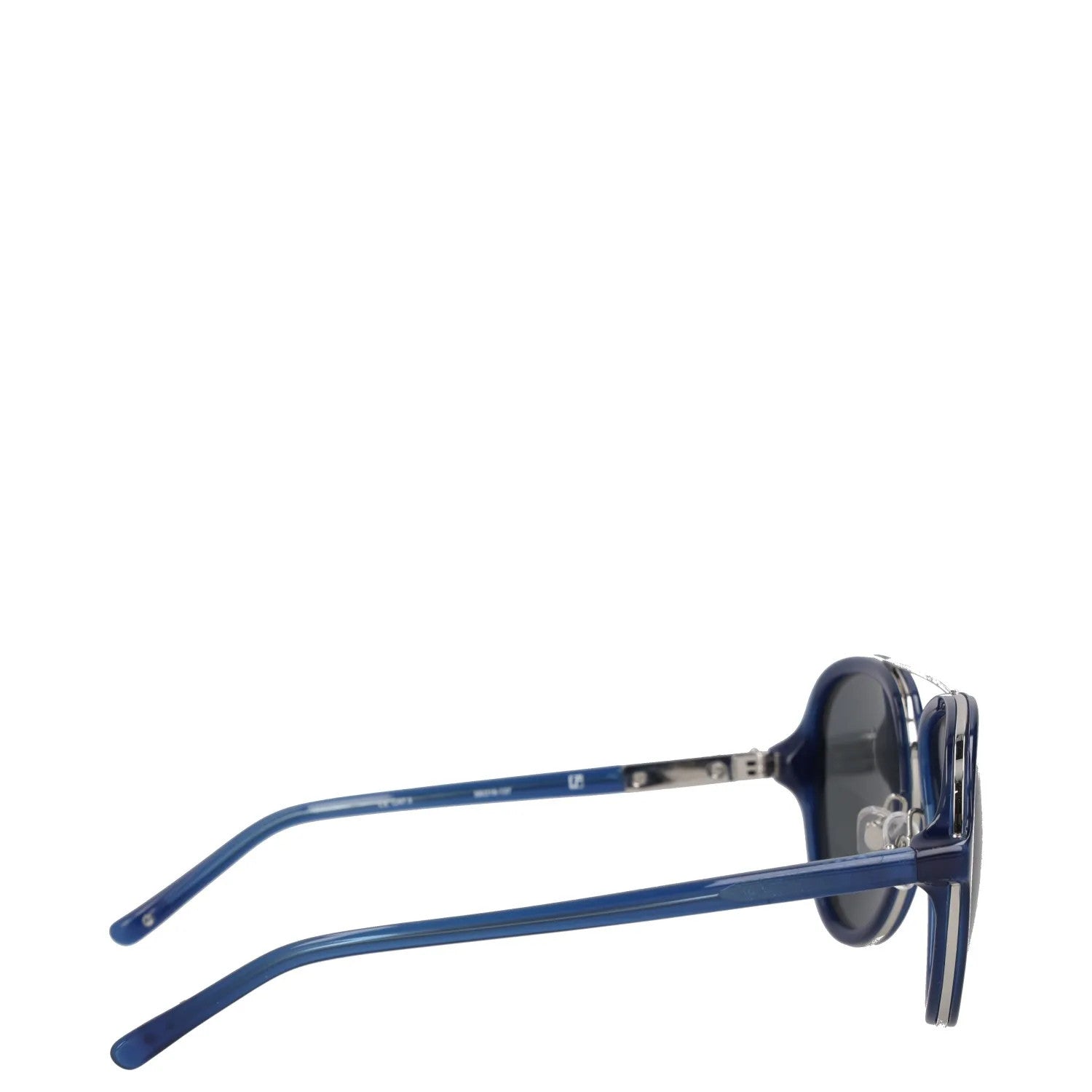 PHILLIP LIM X LINDA FARROW Mens Pilot Sunglasses Blue Acrylic Tinted OS RRP 245 — View 6