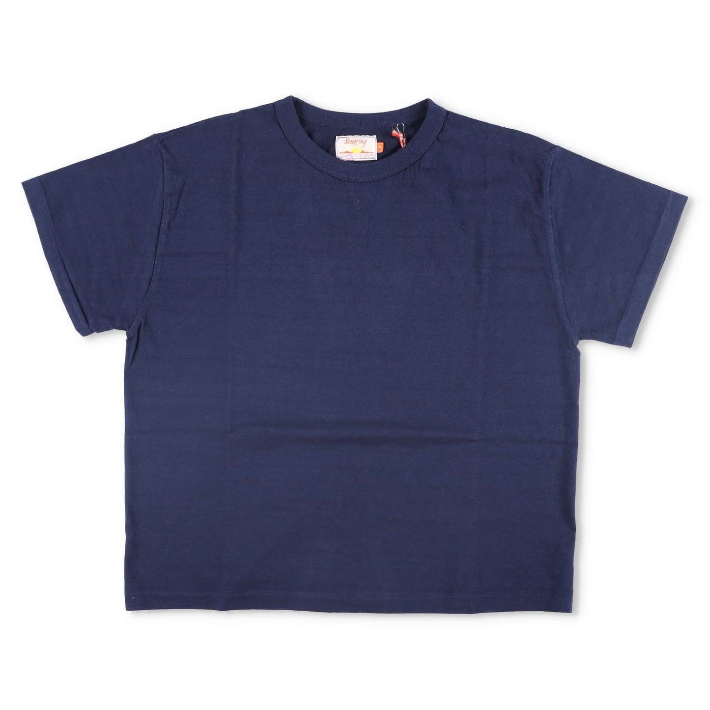 Sunray Mens T-Shirt Navy Blue Crew Neck Short Sleeve Cotton Size 3 RRP 65