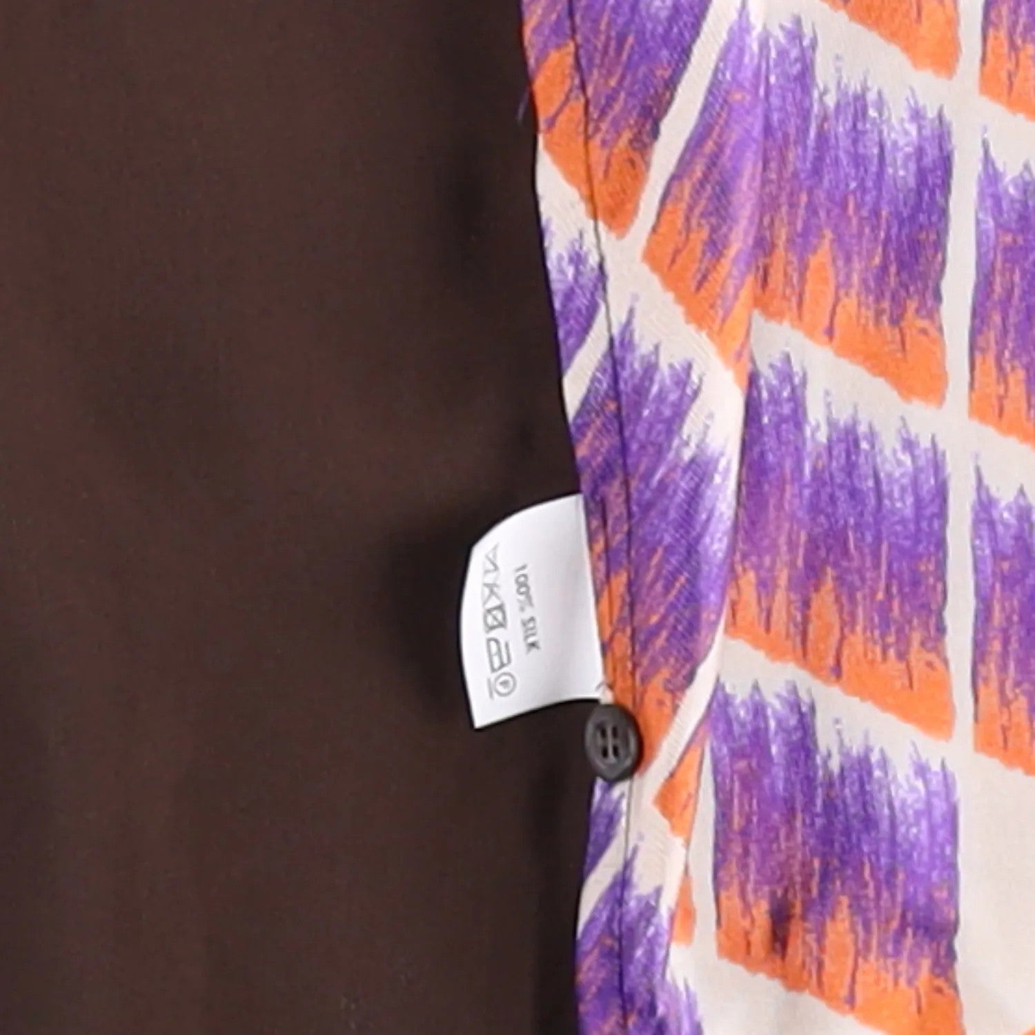 DRIES VAN NOTEN Mens Shirt Silk Button-Up Multicoloured Size 40 RRP 795 — View 8