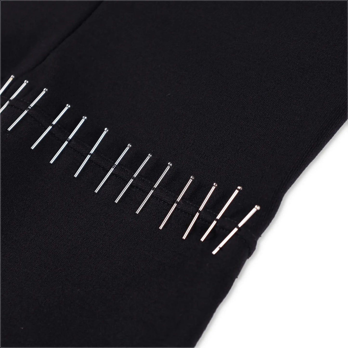 ALAIA Womens Mini Dress Scoop Neck Sleeveless Pin Side Detail Black 38 RRP 2530 — View 5