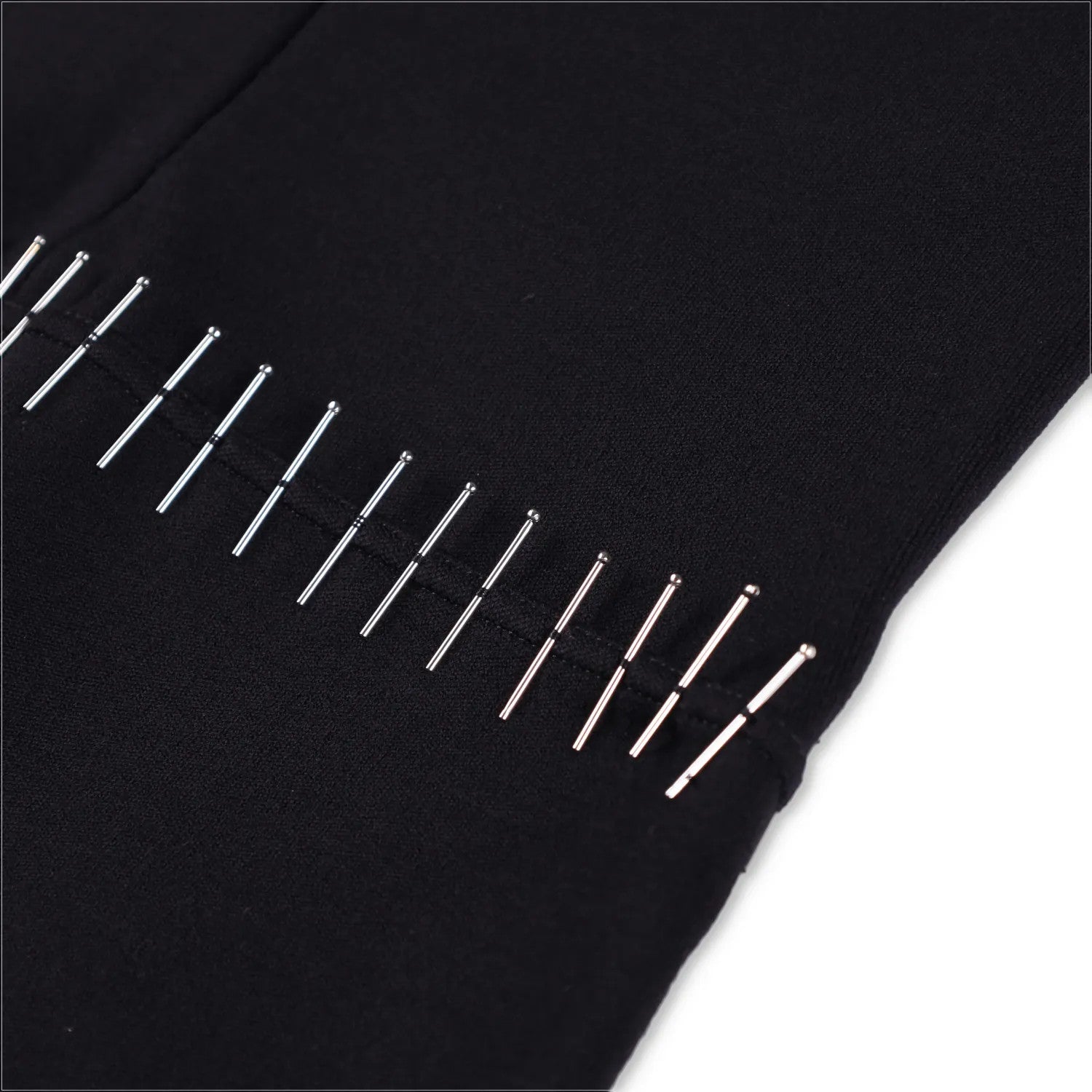 ALAIA Womens Mini Dress Scoop Neck Sleeveless Pin Side Detail Black 38 RRP 2530 — View 5